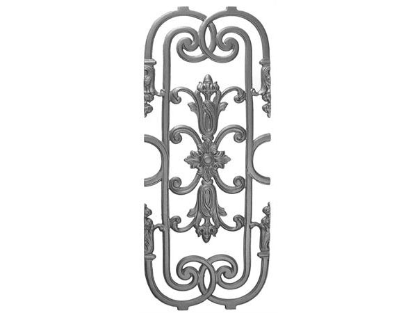 Cast iron palmetto panel