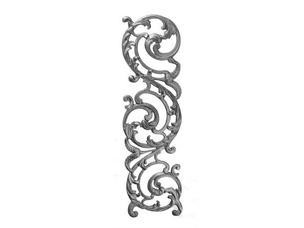 Cast iron pontalba, bop panel